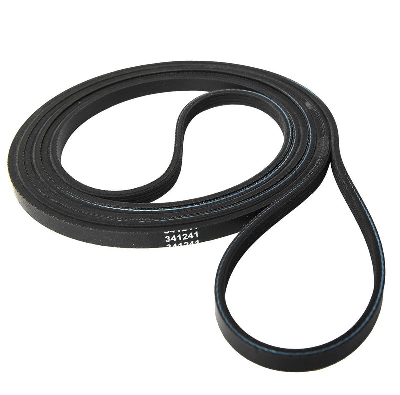 Seentech 341241 Dryer Drum Belt - Exact fit for Whirlpool & Kenmore Dryer - Replaces: AP2946843, W10127457, FSP341241, 8066065,694088,26000341241 26000349533 31001026 (1 Pack) - Image 1